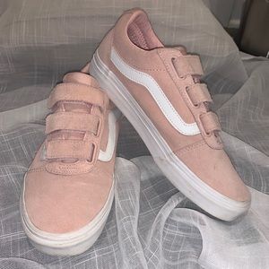 Vans Old Skool Velcro Sneakers Pink Size 8